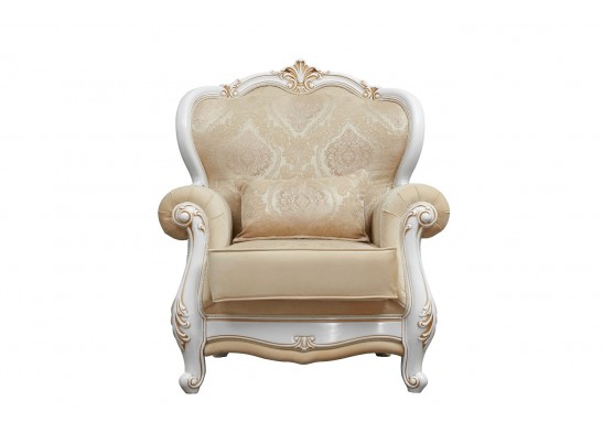 Кресло Натали, белый глянец в Кургане