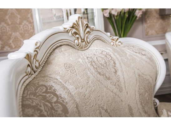 Кресло Натали, белый глянец в Кургане