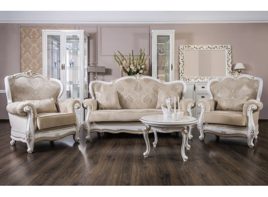 Диван Натали, белый глянец в Кургане