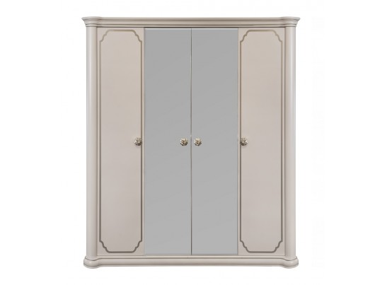 Шкаф 4-х дверный Лали, бежевый в Кургане