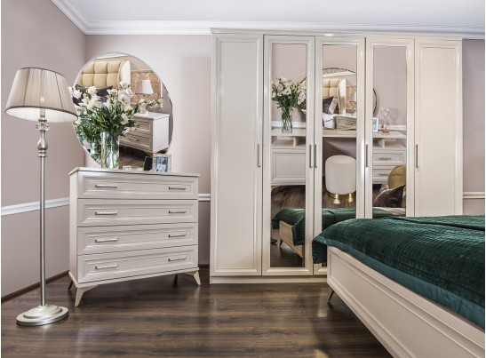 Шкаф 5-ти дверный НОННА, мокко глянец в Кургане