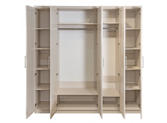 Шкаф 5-ти дверный НОННА, мокко глянец в Кургане