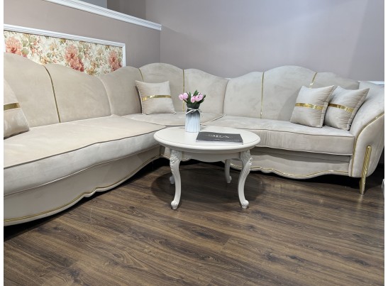 Столик круглый Мокко, бежевый в Кургане