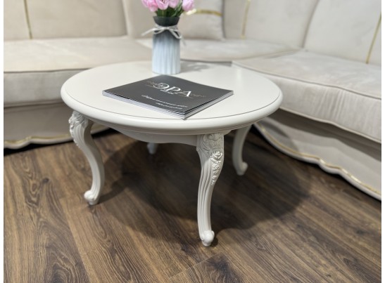 Столик круглый Мокко, бежевый в Кургане