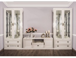 Гостиная Натали 2+2, белый глянец