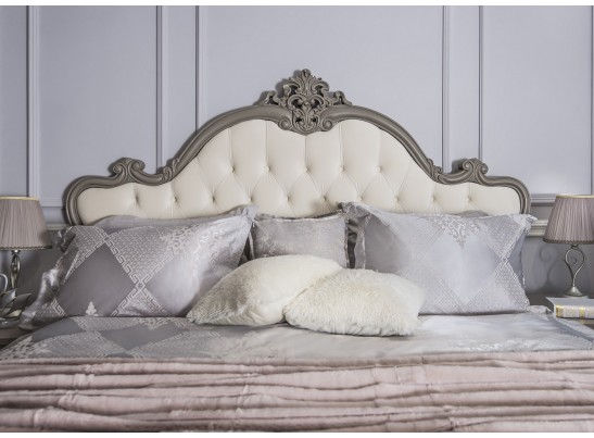 Кровать Мишель Лайт 180*200 серый камень