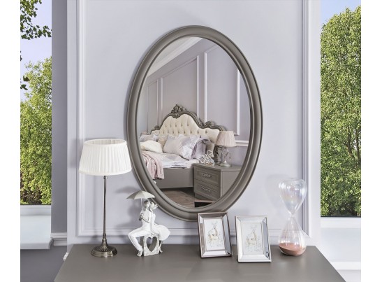 Зеркало Мишель Лайт серый камень