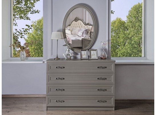 Зеркало Мишель Лайт серый камень