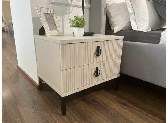 Тумба Стелла светло серый камень