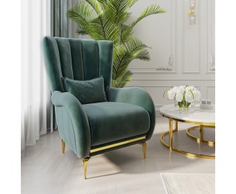 Кресло Замира оливковый