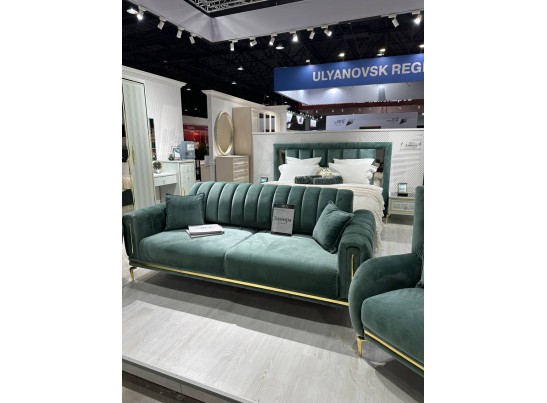 Диван Замира оливковый