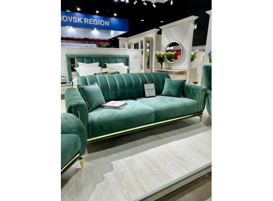 Комплект мягкой мебели Замира, оливковый