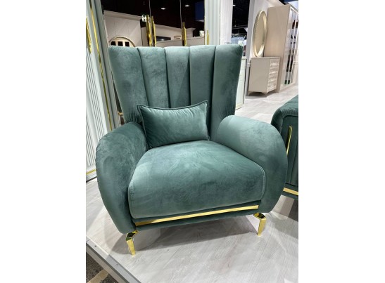 Комплект мягкой мебели Замира, оливковый