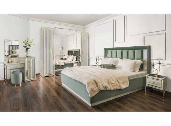 Шкаф Замира 5-дверный оливковый в Кургане