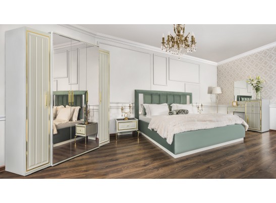 Шкаф Замира 5-дверный оливковый в Кургане