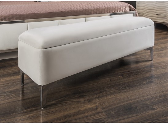 Банкетка GRAVITA белый глянец в Кургане