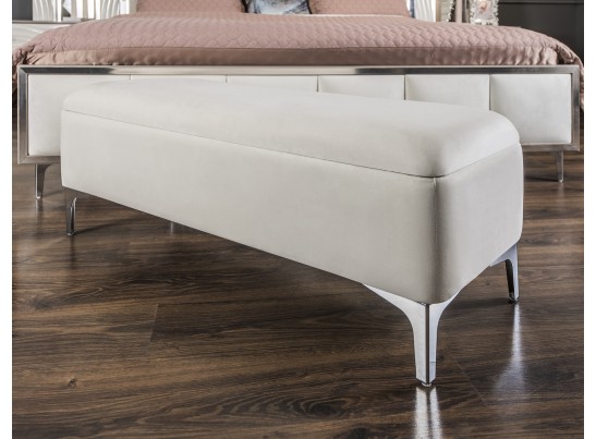 Банкетка GRAVITA белый глянец в Кургане