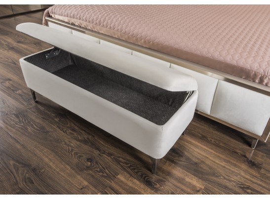 Банкетка GRAVITA белый глянец в Кургане