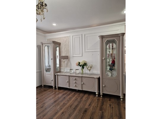 Гостиная Лали 1+тв+1 серый камень в Кургане