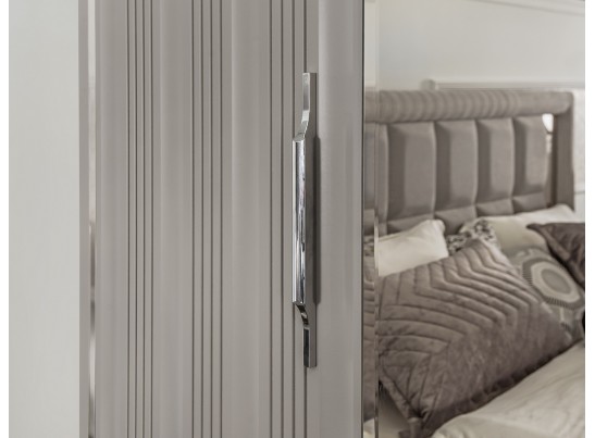 Шкаф Замира 5-дверный серый камень в Кургане