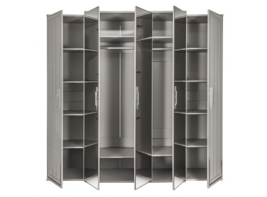 Шкаф Замира 5-дверный серый камень в Кургане