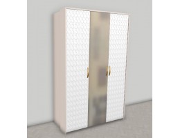 Шкаф LARA 3-дверный белый глянец