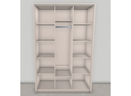 Шкаф LARA 3-дверный белый глянец в Кургане