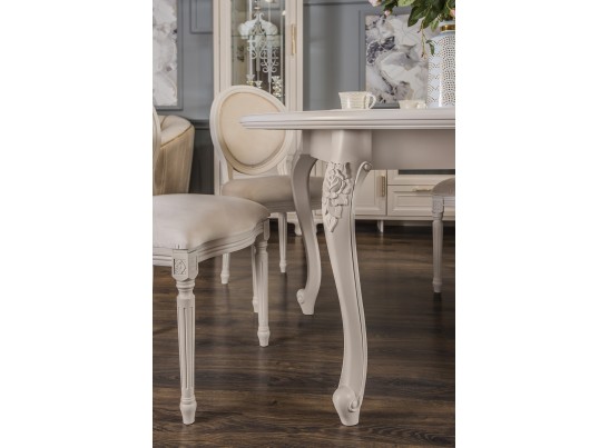 Стол Мокко круглый бежевый в Кургане