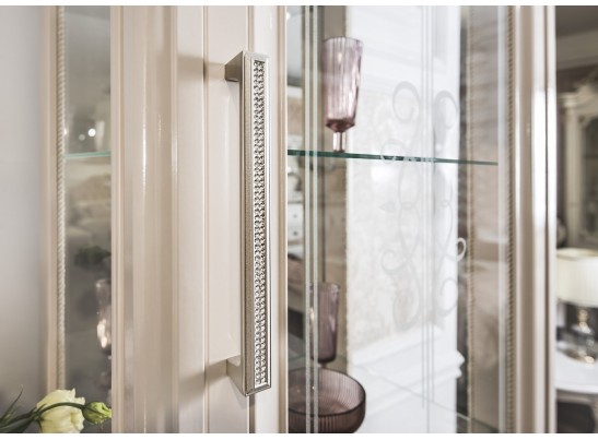 Гостиная Нонна 1+тв+1 бежевый глянец в Кургане