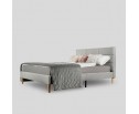 Кровать Milana 160х200 серый в Кургане