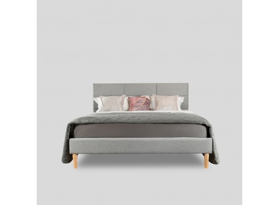 Кровать Milana 160х200 серый в Кургане