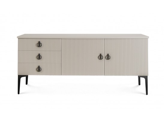 Тумба ТВ Стелла светло серый камень