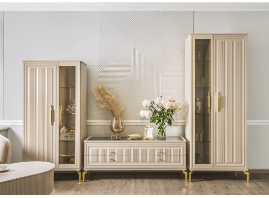 Тумба ТВ Замира бежевый