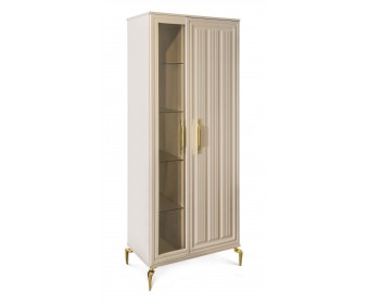 Витрина Замира 2-ств высокая бежевый