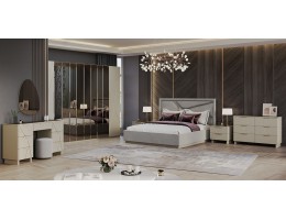 Спальня Лейла 4-ств светло серый камень