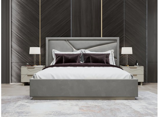 Тумба Лейла светло серый камень