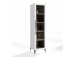 Витрина Стелла 1-ств белый