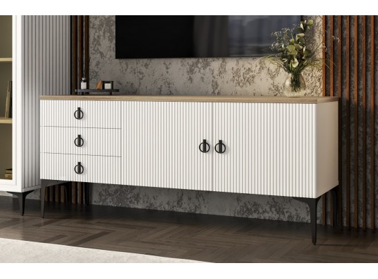 Тумба ТВ Стелла белый