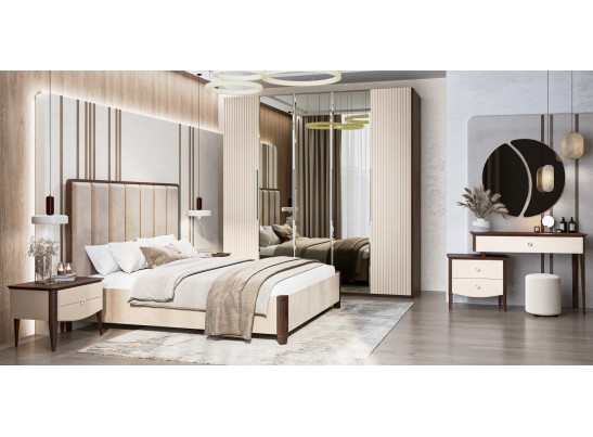 Спальня Жаклин 5-ств бежевый