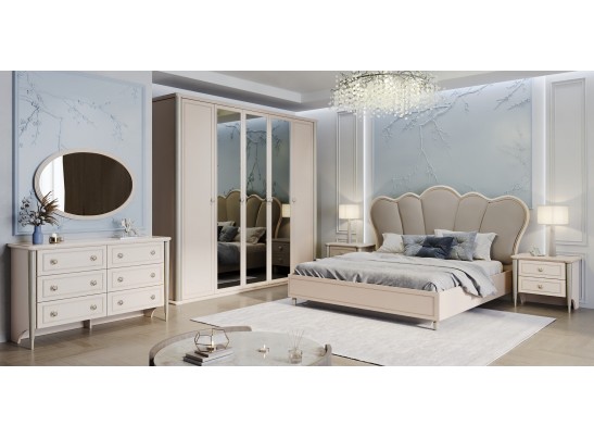 Кровать Диана 180x200 см бежевый