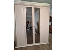 Шкаф Диана 4-створчатый с зеркалом бежевый