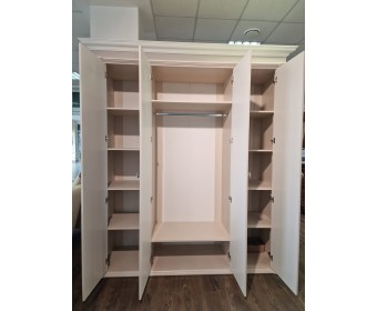 Шкаф Диана 4-створчатый с зеркалом бежевый