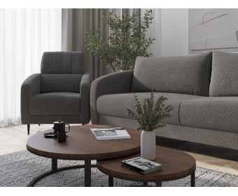 Кресло Стелла серый