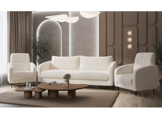 Комплект мягкой мебели Стелла белый