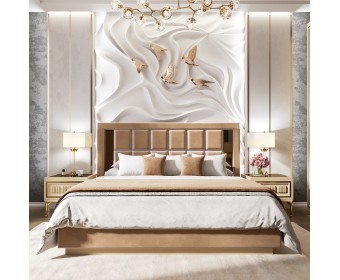 Кровать Замира 180x200 см бежевый