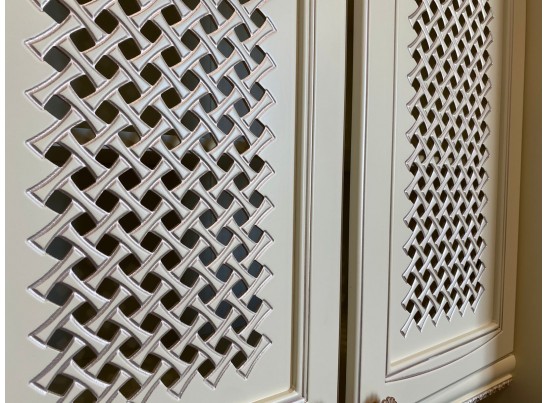 Кухня Афина 30 (3,9*2,6 м) крем/фиолетовая патина