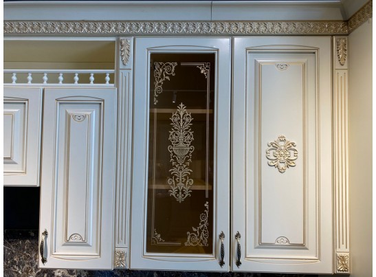 Кухня Афина 10 (3,15*1,5 м) крем