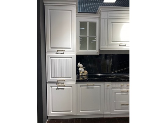 Кухня Гарвард 35 (3,3 м) белый матовый