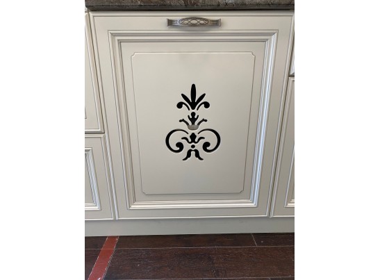 Кухня Кальяри Бьянка 36 (3 м) белый матовый