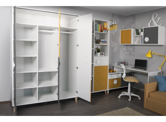 Шкаф 3-х створчатый FUN-BOX